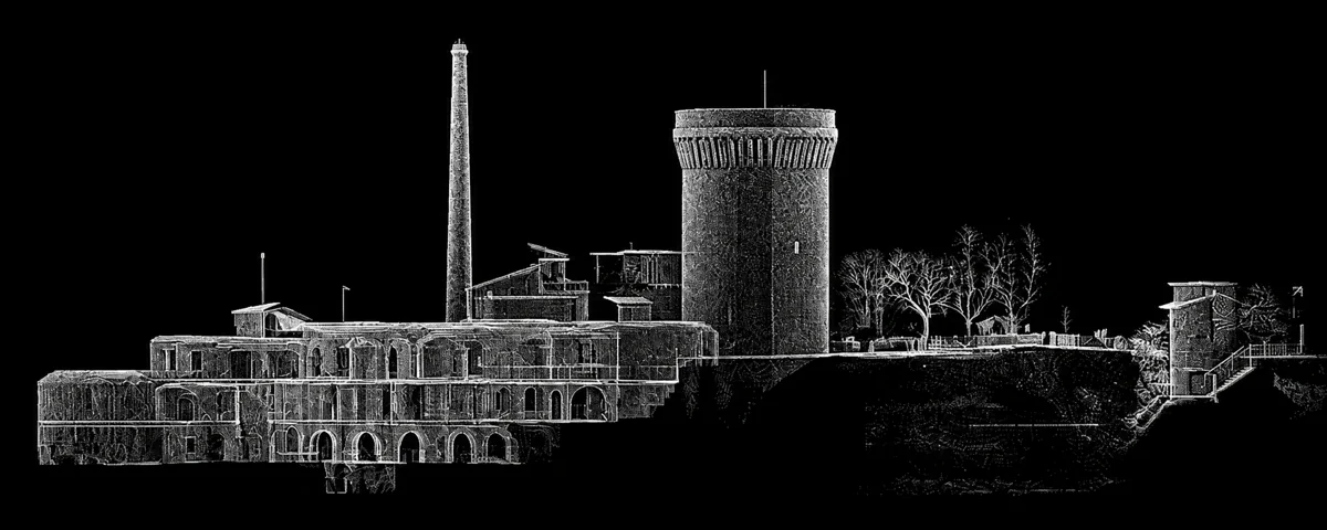 Nuvola di punti da rilievo laser scanner