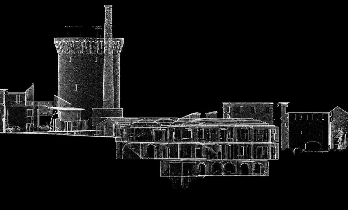 Elaborazione tecnica da rilievo laser scanner